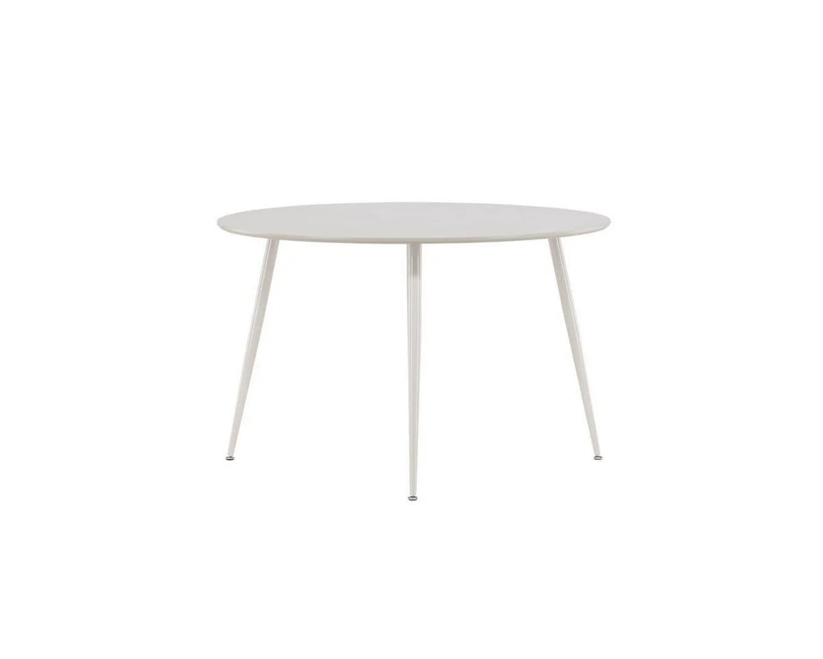 BOURGH Esstisch PLAZA Rund Beige MDF Stahl - Bild 5
