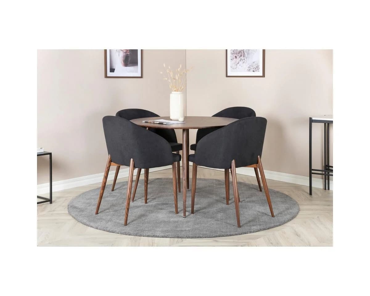 BOURGH Esstisch FLORENZ Rund Walnuss Modern - Bild 2