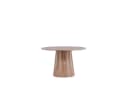 BOURGH LANZA Esstisch rund 120 cm MDF Naturbraun Bild 4