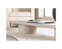 BOURGH Couchtisch MAILAND Beige Marmor Optik Modern Bild 1
