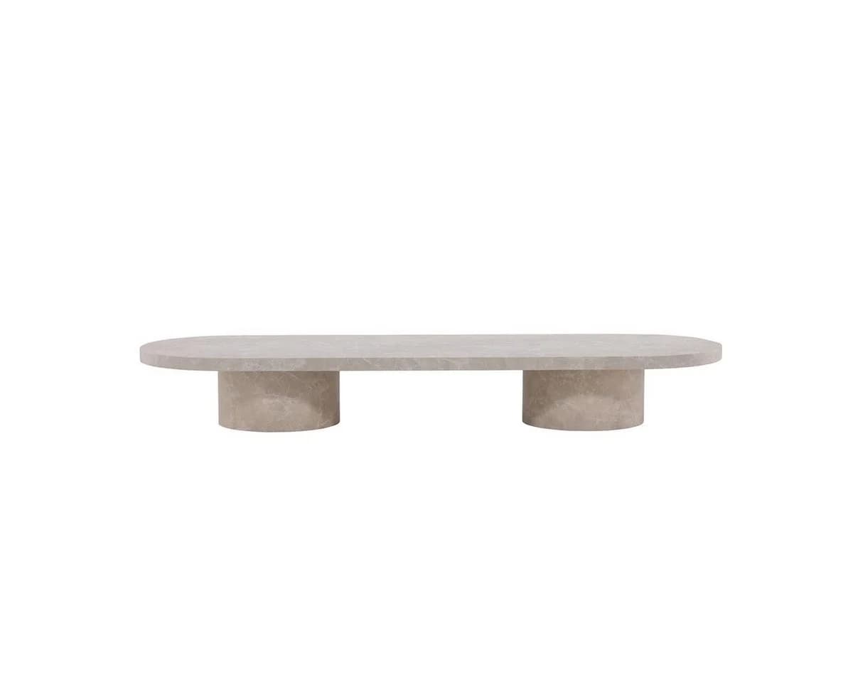 BOURGH Couchtisch MAILAND Beige Marmor Optik Modern - Bild 5