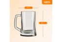 Pasabahce Pub Bierkrug 2-tlg. Glas 660ml mit Henkel Bild 3