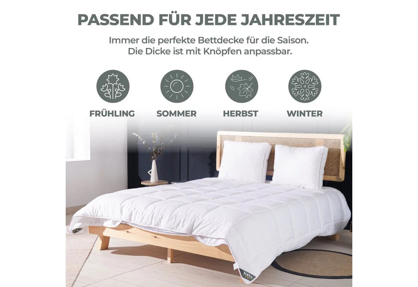 Nordic Schiller 3in1 Bettdecke Thermo Balance Mikrofaser - Bild 3