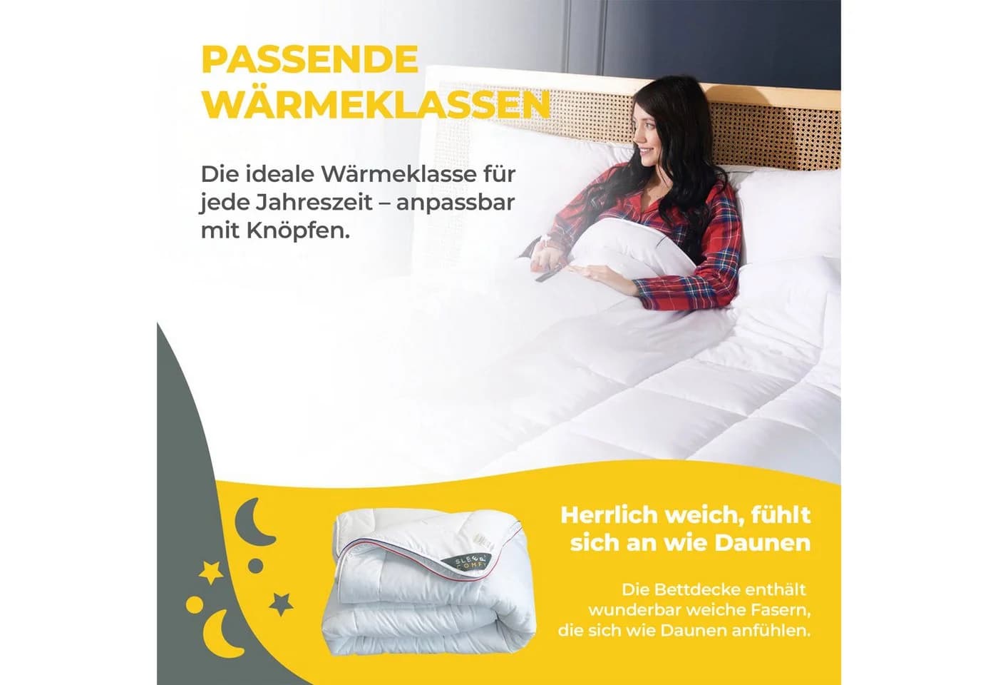 Nordic Schiller 3in1 Bettdecke Thermo Balance Mikrofaser - Bild 4