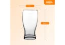 LAV Belek Bierglas-Set 6-tlg. 580ml Glas Transparent Bild 3