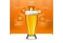 LAV Brotto Bierglas Set 6-tlg. 565ml Glas Transparent Bild 4
