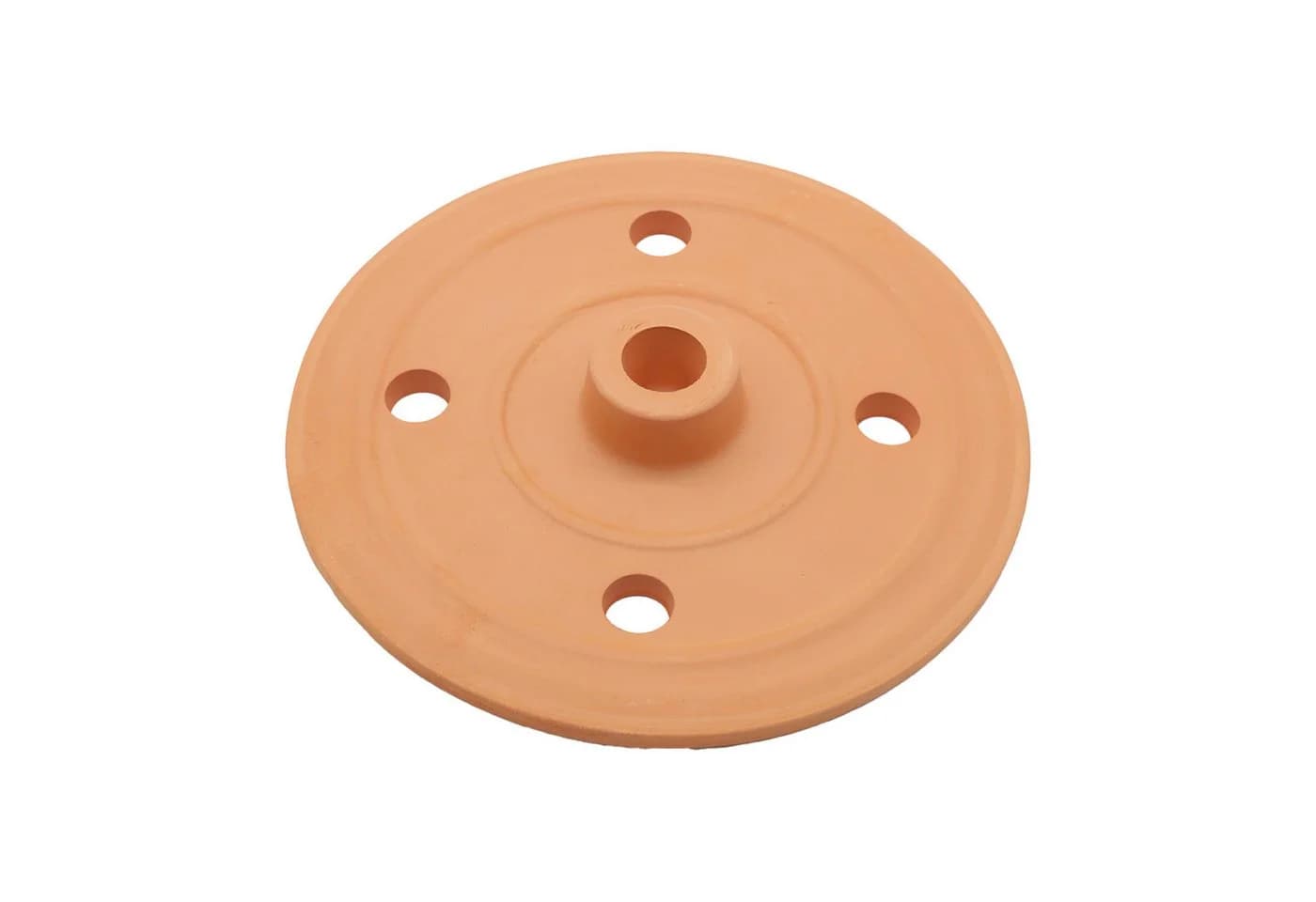 VIAPOT Beschwerungsdeckel Tonstein Terrakotta Ø21 cm - Bild 2