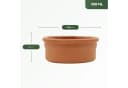 VIAPOT FLORYA Tonschale 4er-Set Terrakotta Braun Glasur Bild 3