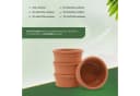 VIAPOT FLORYA Tonschale 4er-Set Terrakotta Braun Glasur Bild 5