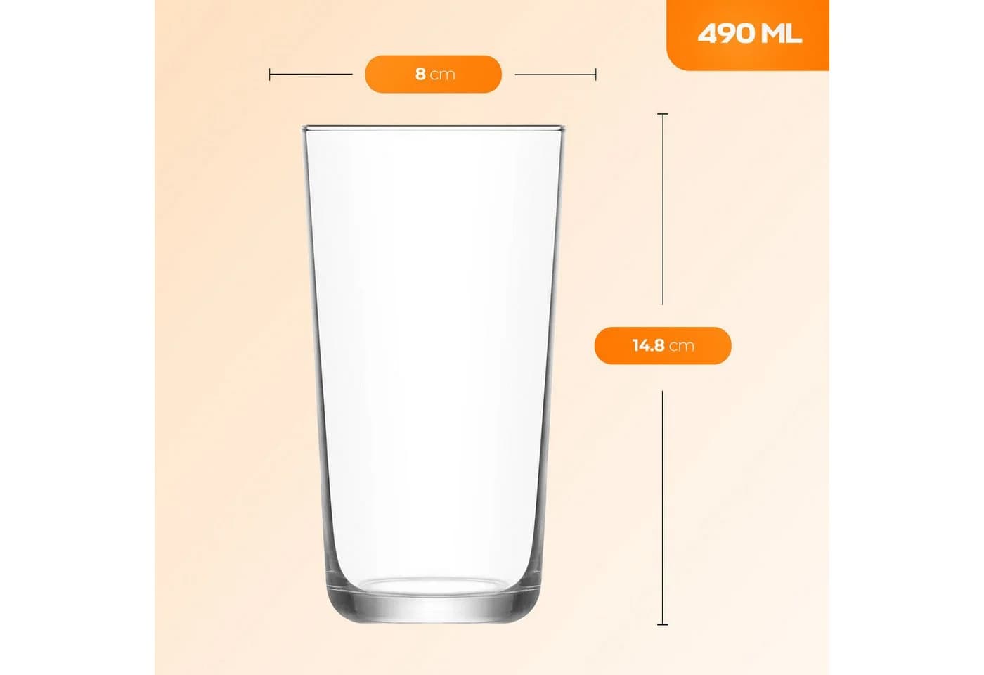 LAV Gläser-Set Assos 6-tlg. Glas Transparent Modern