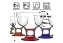 LAV Destina Eis- und Dessertschalen 6er-Set Glas Transparent Bild 3