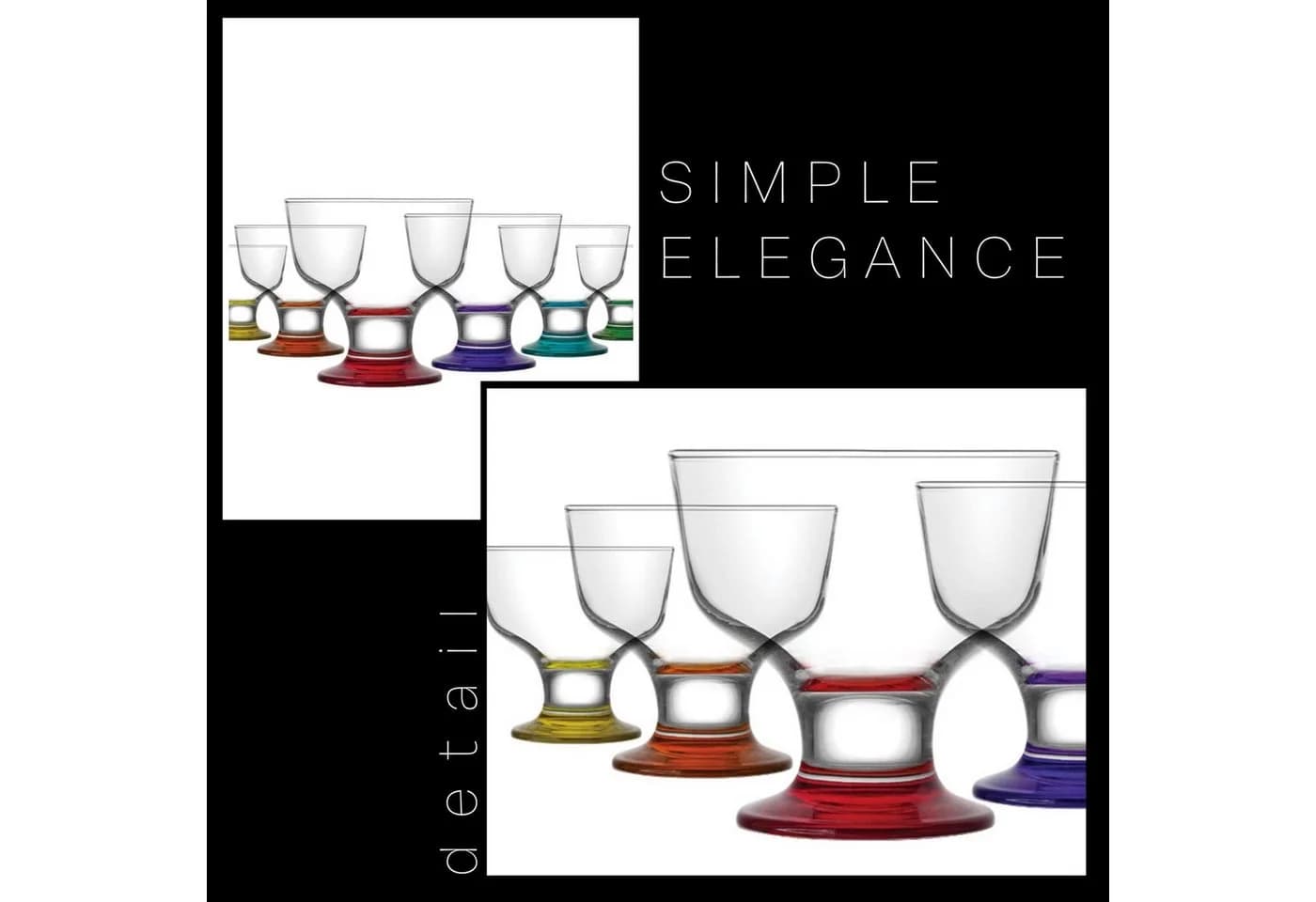 LAV Destina Eis- und Dessertschalen 6er-Set Glas Transparent - Bild 5