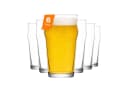 LAV Noniq Bierglas-Set 6-tlg. 570ml Glas Transparent Bild 2