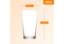 LAV Noniq Bierglas-Set 6-tlg. 570ml Glas Transparent Bild 3
