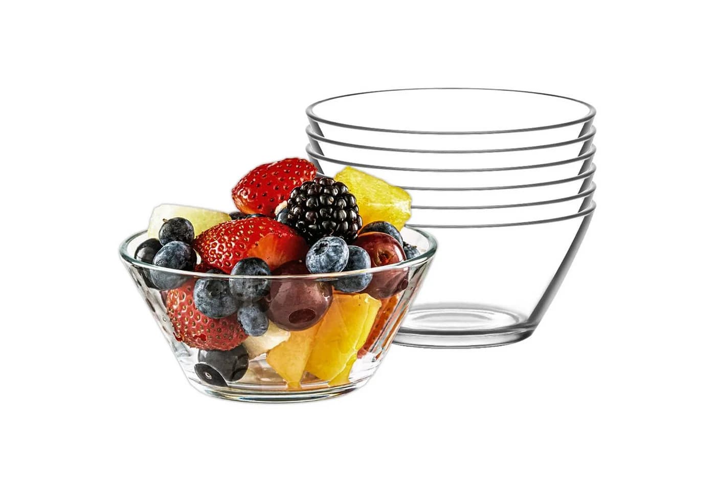 LAV Vega Glasschalen 6er-Set 345 ml Transparent