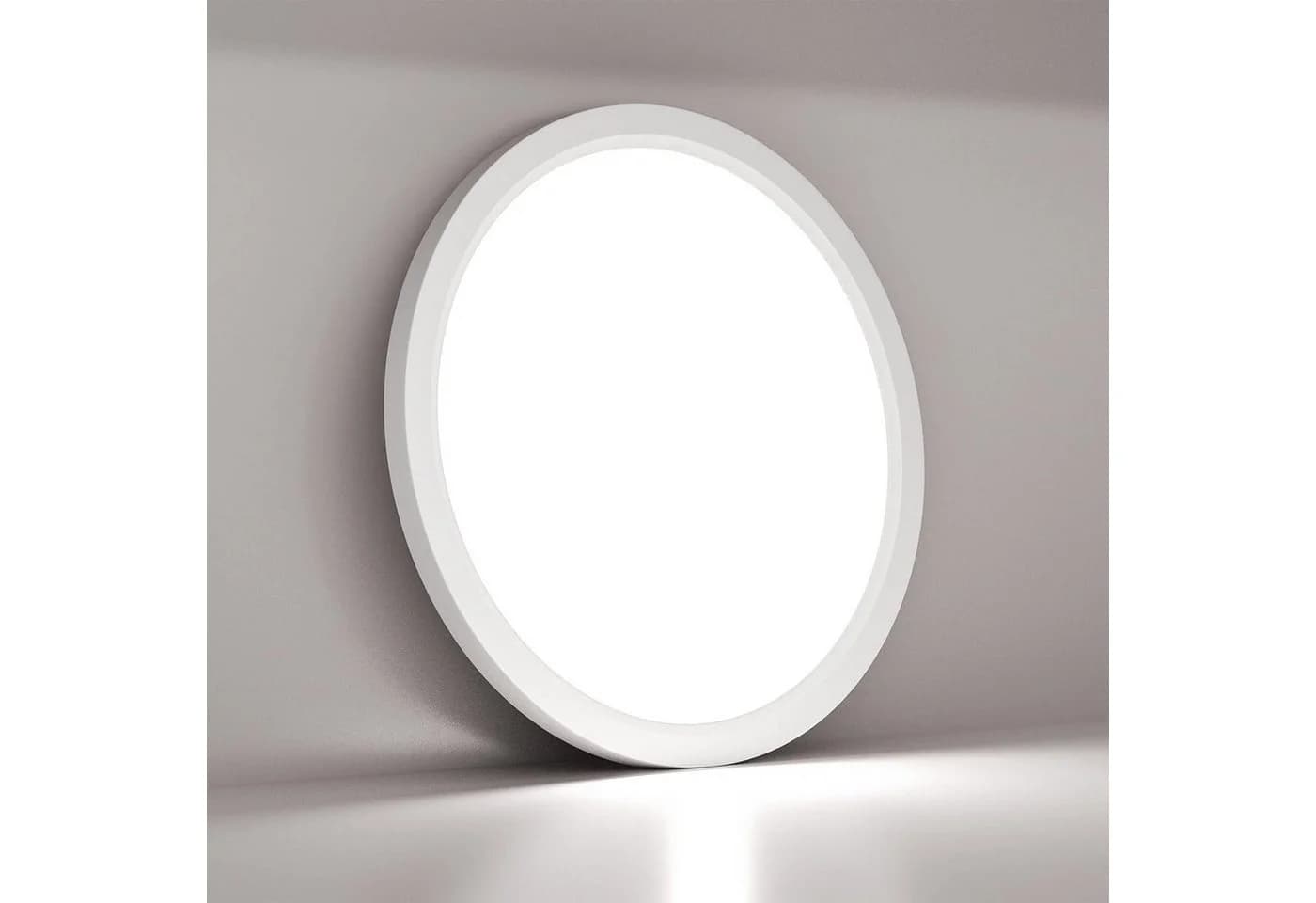 LQWELL LED Deckenleuchte LED-CEIL-RUND Weiß IP44 18W 1600LM