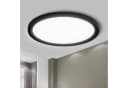 LQWELL LED Deckenleuchte Rund Schwarz IP44 Wasserdicht 18W Bild 2