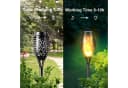 LQWELL LED Solarleuchte Fackellicht mit Flammeneffekt Gelb Bild 5
