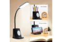 LQWELL LED Schreibtischlampe 4 in 1 Schwarz USB Aufladbar Bild 1