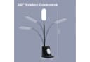 LQWELL LED Schreibtischlampe 4 in 1 Schwarz USB Aufladbar Bild 4