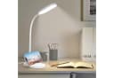 LQWELL Schreibtischlampe Weiß LED 160 Lumen USB Touch Bild 2