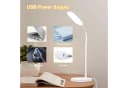 LQWELL Schreibtischlampe Weiß LED 160 Lumen USB Touch Bild 4