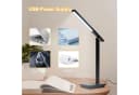 LQWELL LED Schreibtischlampe Schwarz mit Touchdimmer und Clip Bild 4