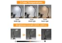 LQWELL LED Klemmleuchte Ringlicht 3 Farben USB Bild 1