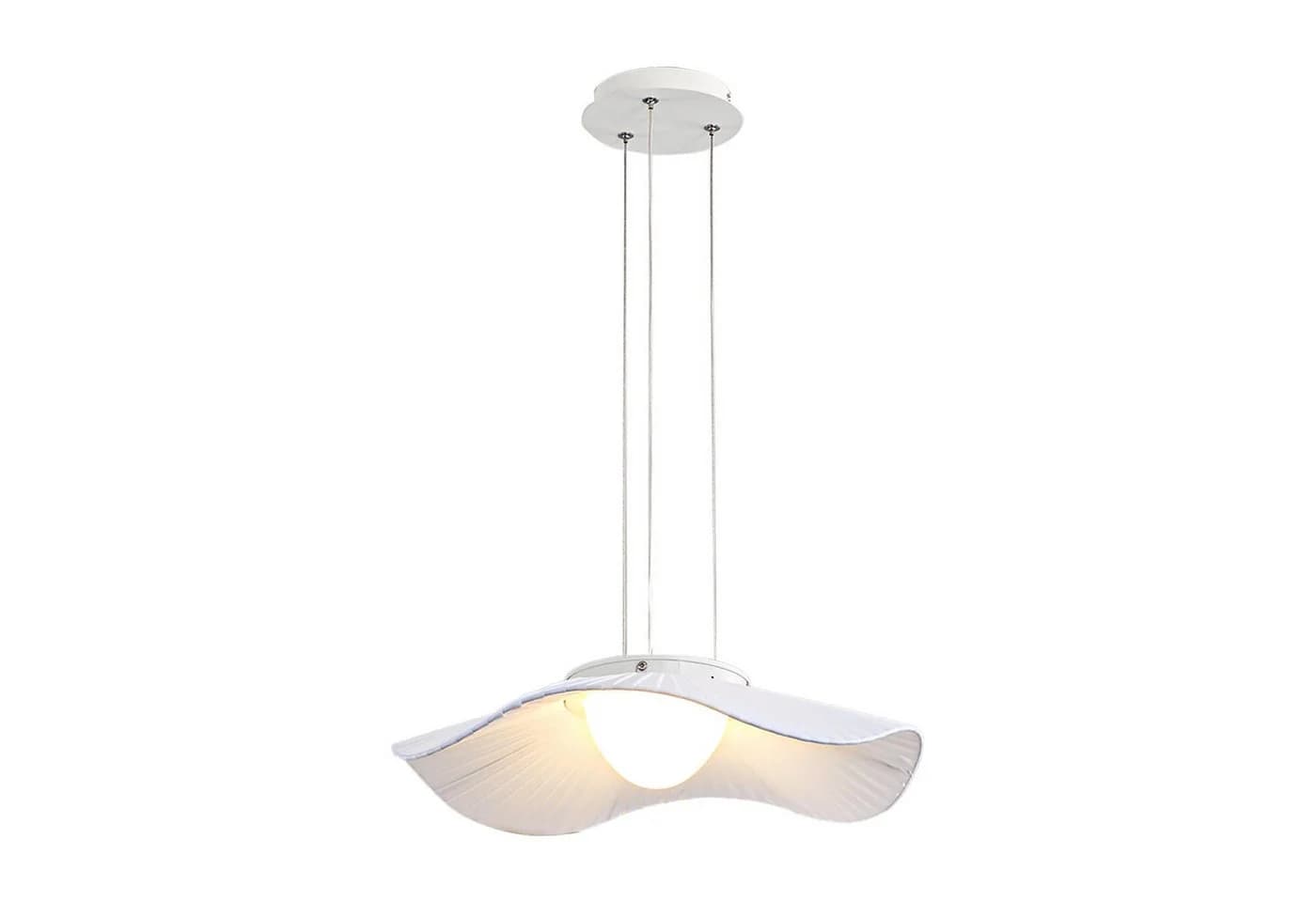 LQWELL LED Pendelleuchte Modern Metall Matte White