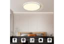 LQWELL LED Deckenleuchte Rund 30cm Weiß Badlampe Flach Bild 1