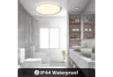 LQWELL LED Deckenleuchte Rund 30cm Weiß Badlampe Flach Bild 4