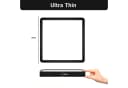 LQWELL LED Deckenleuchte Schwarz 2 Stück Flach Modern Bild 4