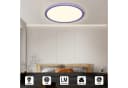 LQWELL LED Deckenleuchte Modern Violett 23W Augenschutz Bild 1
