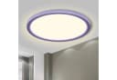 LQWELL LED Deckenleuchte Modern Violett 23W Augenschutz Bild 2