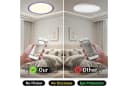 LQWELL LED Deckenleuchte Modern Violett 23W Augenschutz Bild 4