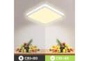 LQWELL LED Deckenleuchte Ultra-flach 32W 40cm Weiß Bild 3