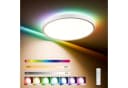 LQWELL LED Deckenleuchte Dimmbar RGB Weiß mit Fernbedienung Bild 2