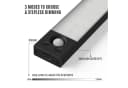LQWELL LED Unterbauleuchte mit Bewegungsmelder, Dimmbar, Akku, USB-C Wiederaufladbar Bild 1