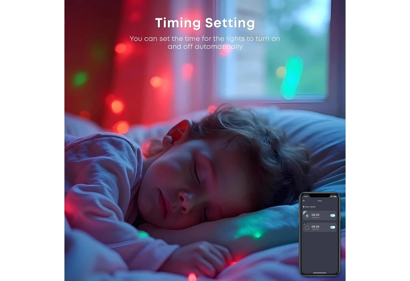 LQWELL LED-Streifen 30m RGB mit App & Musiksteuerung - Bild 5