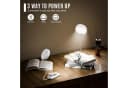 LQWELL LED Leselampe Weiß USB Wiederaufladbar 360° Flexibel Bild 5