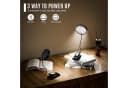 LQWELL LED Schreibtischlampe Schwarz 3 Farbtemperaturen Dimmbar Bild 5