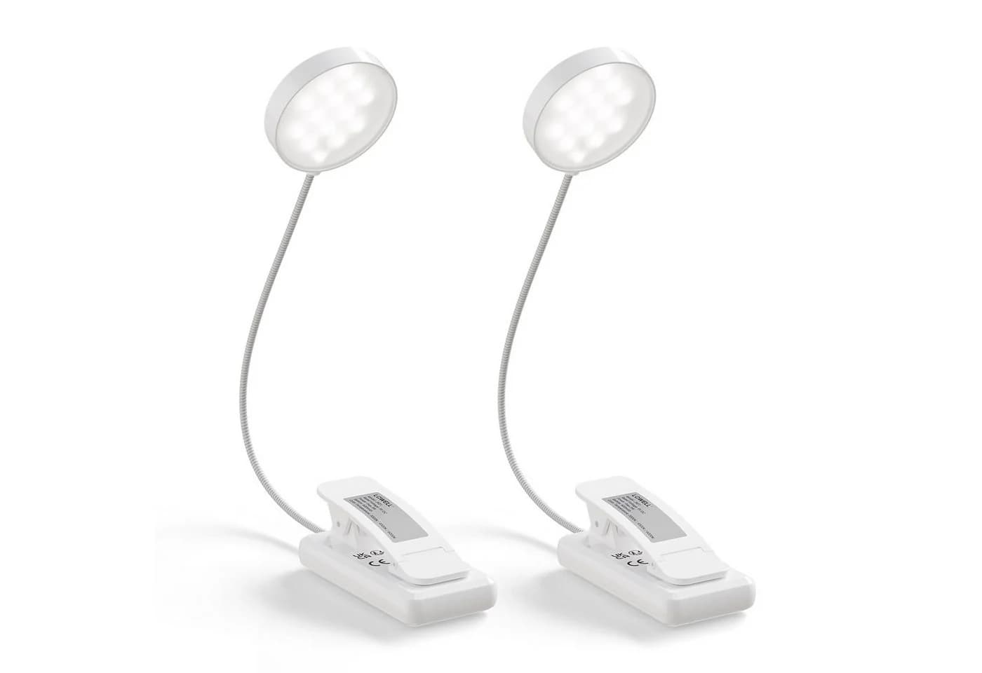 LQWELL LED Schreibtischlampe Weiß 3 Farbtemperaturen Dimmbar - Bild 2