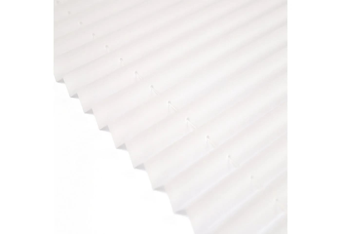 Deco-Raum Plissee Basic Weiß Klemmfix Blickdicht