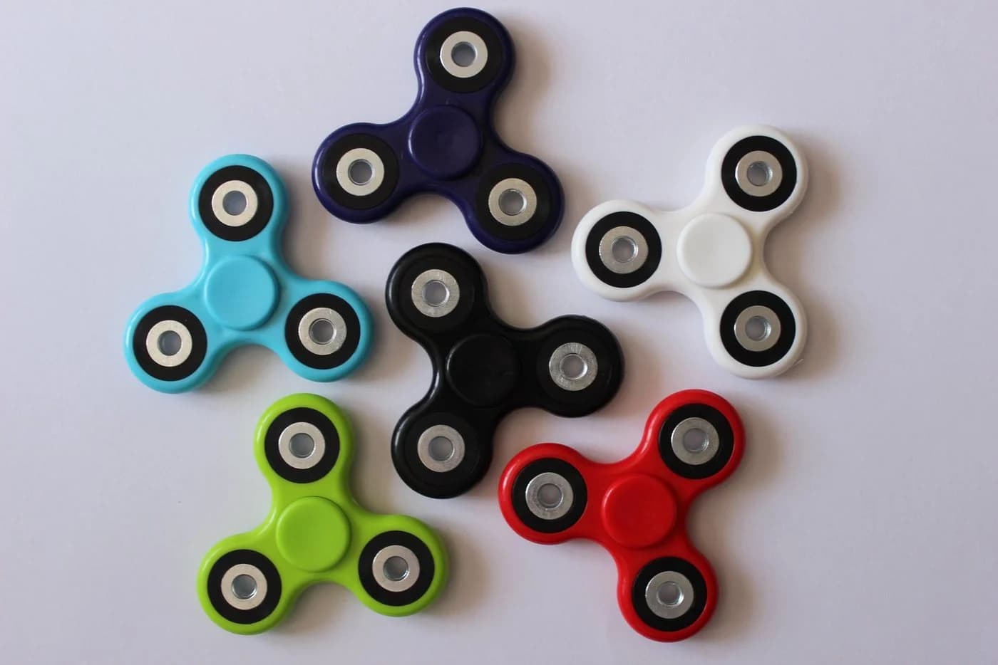 Luna24 Fidget Spinner 5er-Set Bunt ABS-Kunststoff - Bild 2