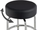 Rocktile Barstool Sitzhocker mit Kunstleder und Fußstütze Bild 4
