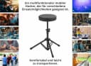 McGrey Sitzhocker KD-10 Hocker - Vielseitiger Musik- und Allzweckhocker, Höhenverstellbar Bild 1
