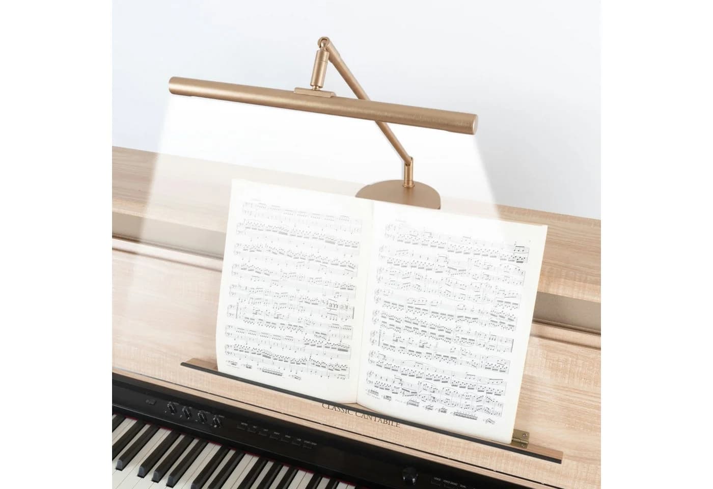 Classic Cantabile LED Pianoleuchte 12520 GD Gold Stufenlos Dimmbar - Bild 2