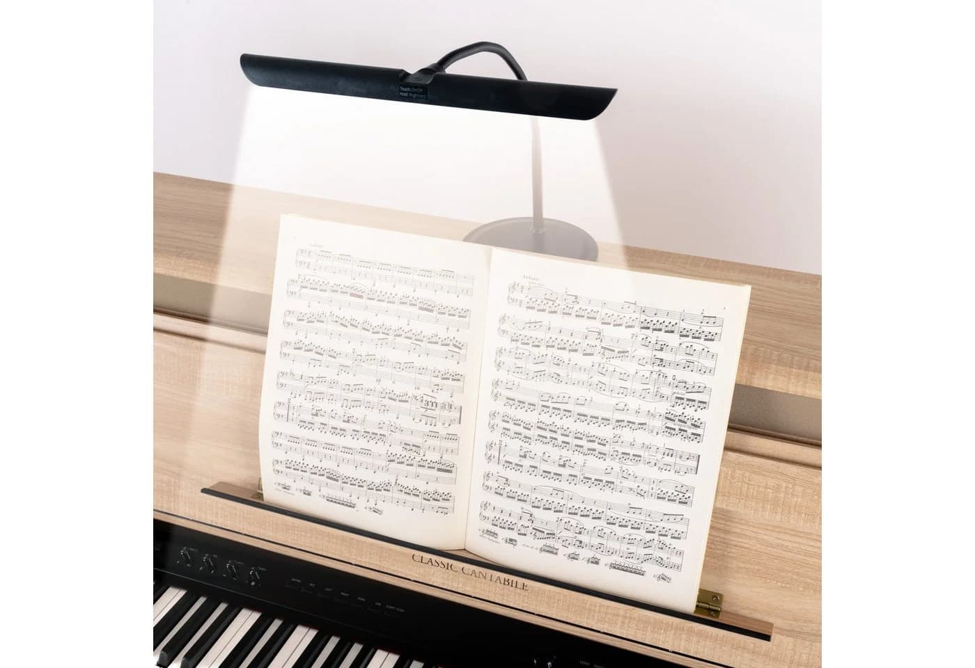 Classic Cantabile LED Tischleuchte 12120WW Pianoleuchte Easy Schwarz Dimmbar - Bild 2