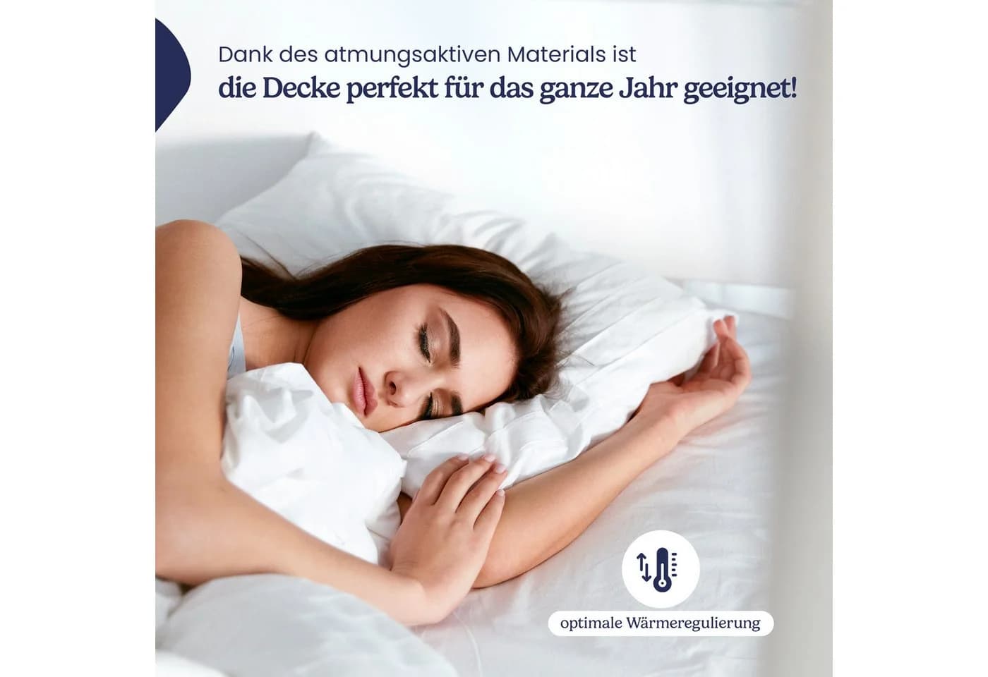 Gentle North Microfaserbettdecke 4-Jahreszeiten - Hypoallergen - Kunstfasern - Bild 3