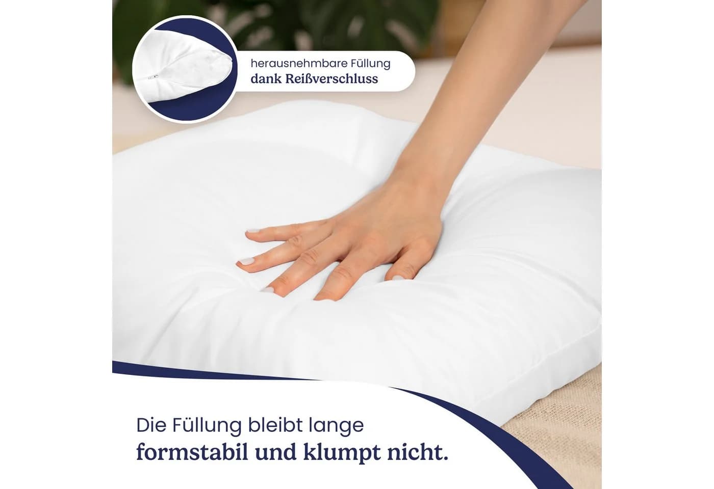 Gentle North Microfaserkissen 4er Set - Individuell anpassbar - Waschbar - Bild 4